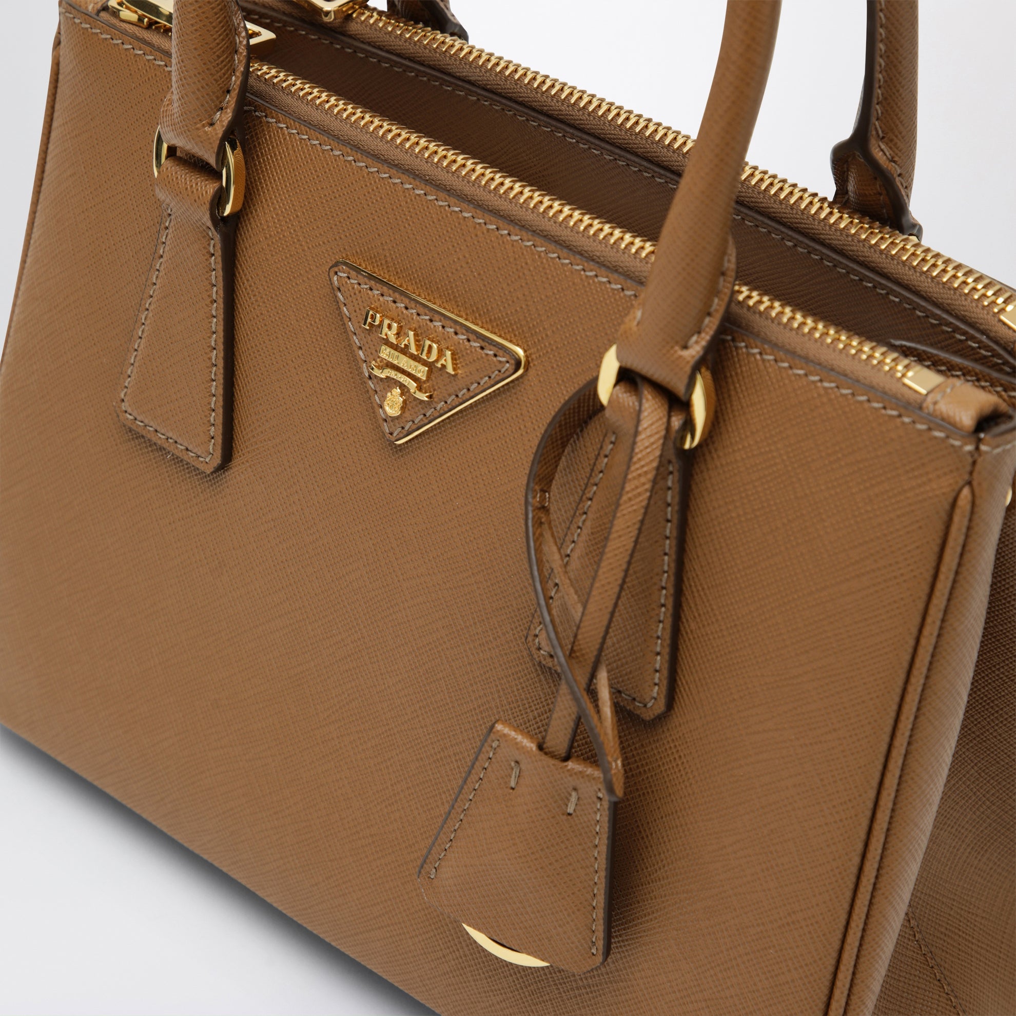 Small caramel-coloured Galleria bag