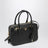 Black Saffiano leather top-handle bag