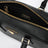 Black Saffiano leather top-handle bag