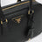 Black Saffiano leather top-handle bag