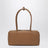 Medium caramel-colored leather top-handle bag