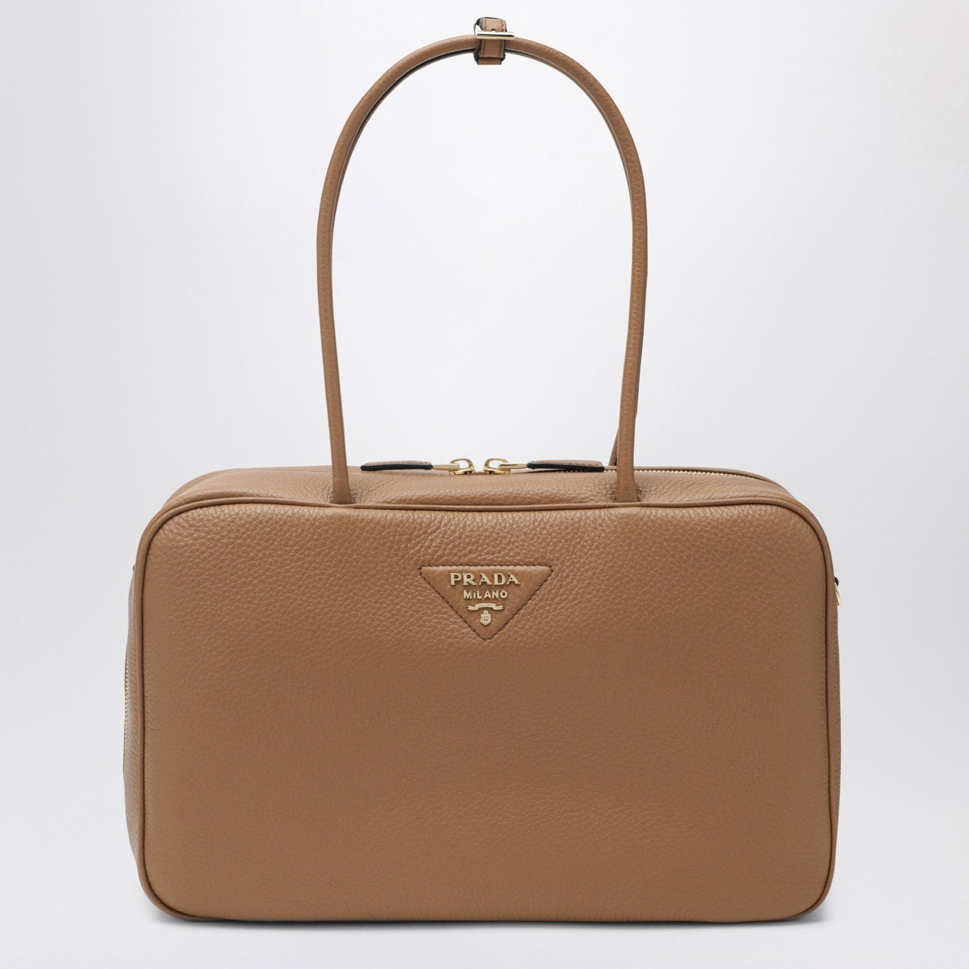 Large duffle bag in Caramel leather