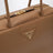 Large duffle bag in Caramel leather