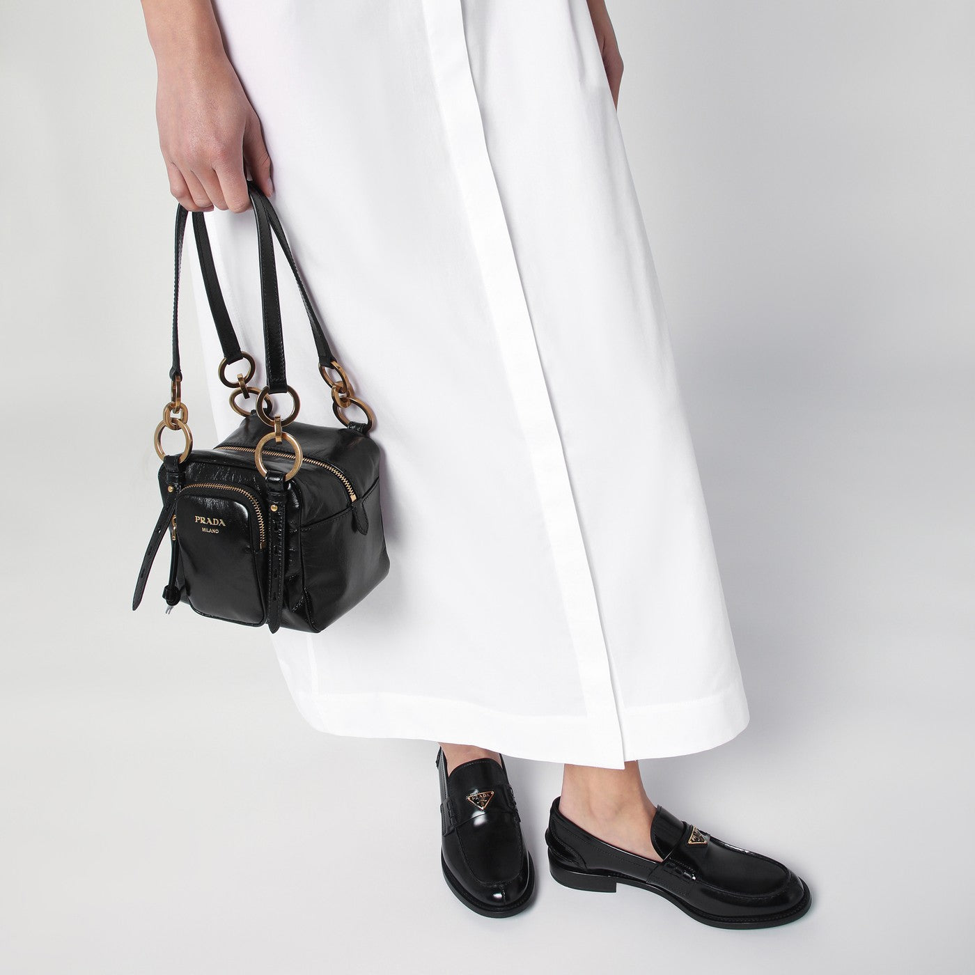 Sac à main mini Dangle noir