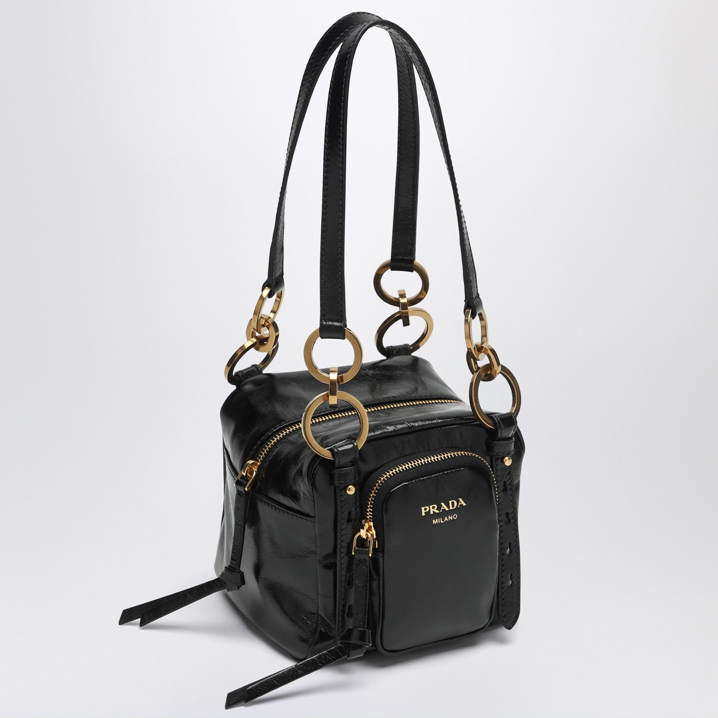 Sac à main mini Dangle noir
