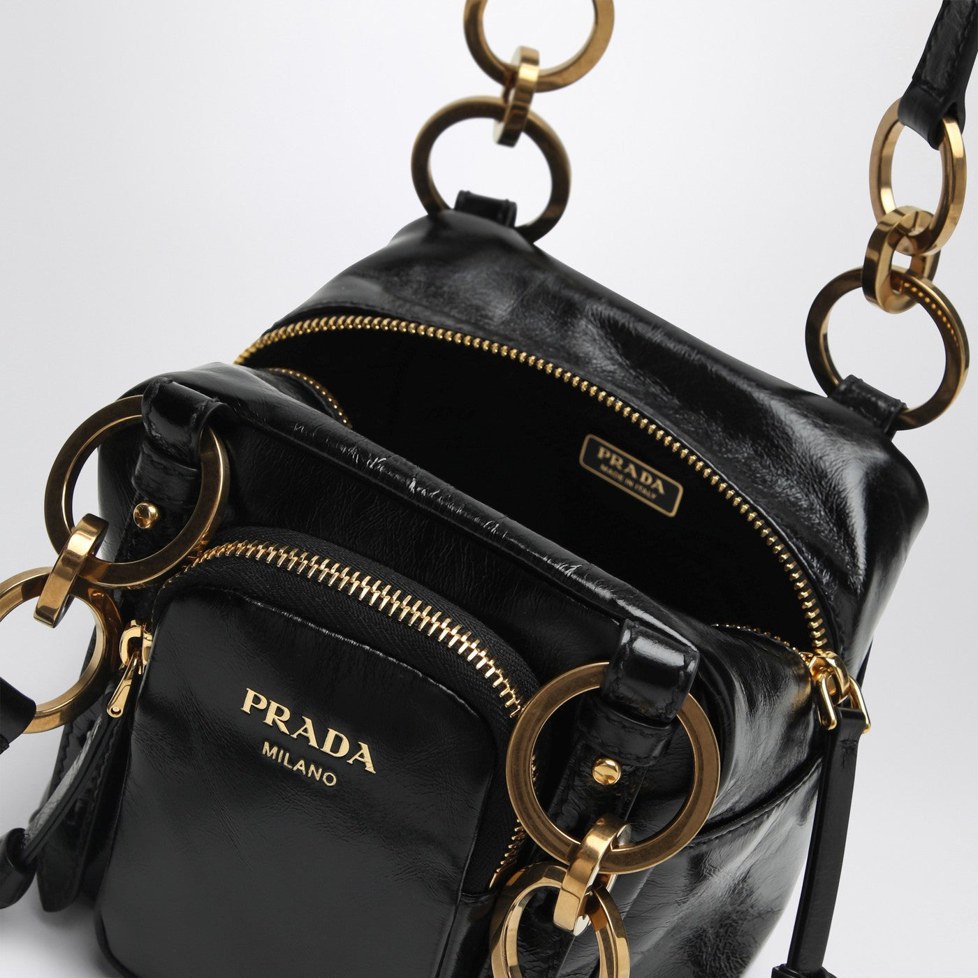 Sac à main mini Dangle noir