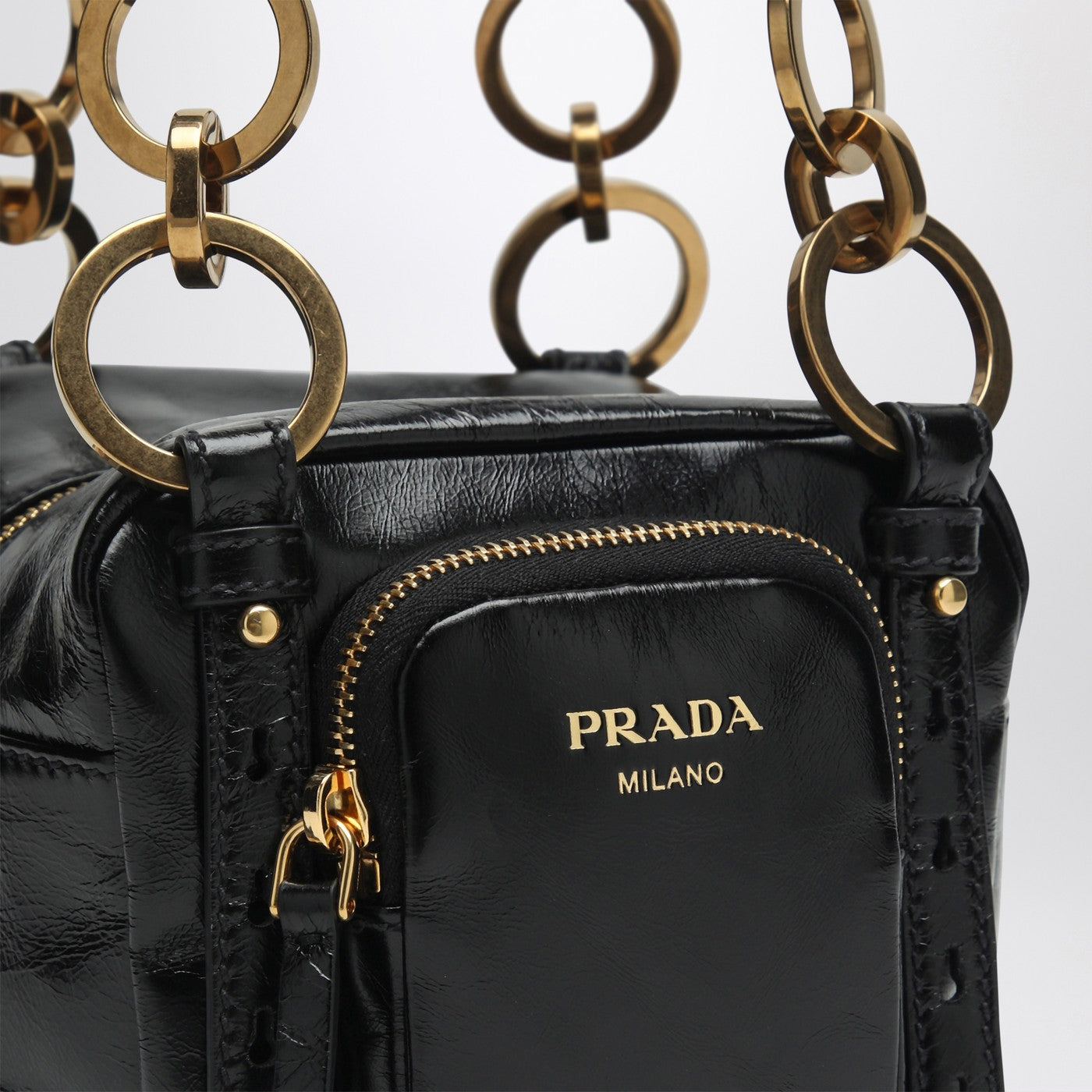 Sac à main mini Dangle noir