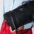 Borsa a spalla nera in Re-Nylon