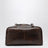 Carry large bowling bag in aged leather Cacao