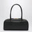 Borsa a spalla in pelle nera