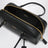Borsa a spalla in pelle nera