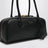 Borsa a spalla in pelle nera