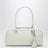 Borsa a spalla in pelle bianca
