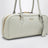 Shoulder bag in white leather