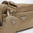 Borsa a tracolla in Re-Nylon Cammello