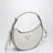 Sac porté épaule Prada Arqué small en cuir blanc