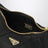 Schwarze Re-Edition Mini-Tasche aus gestepptem Re-Nylon