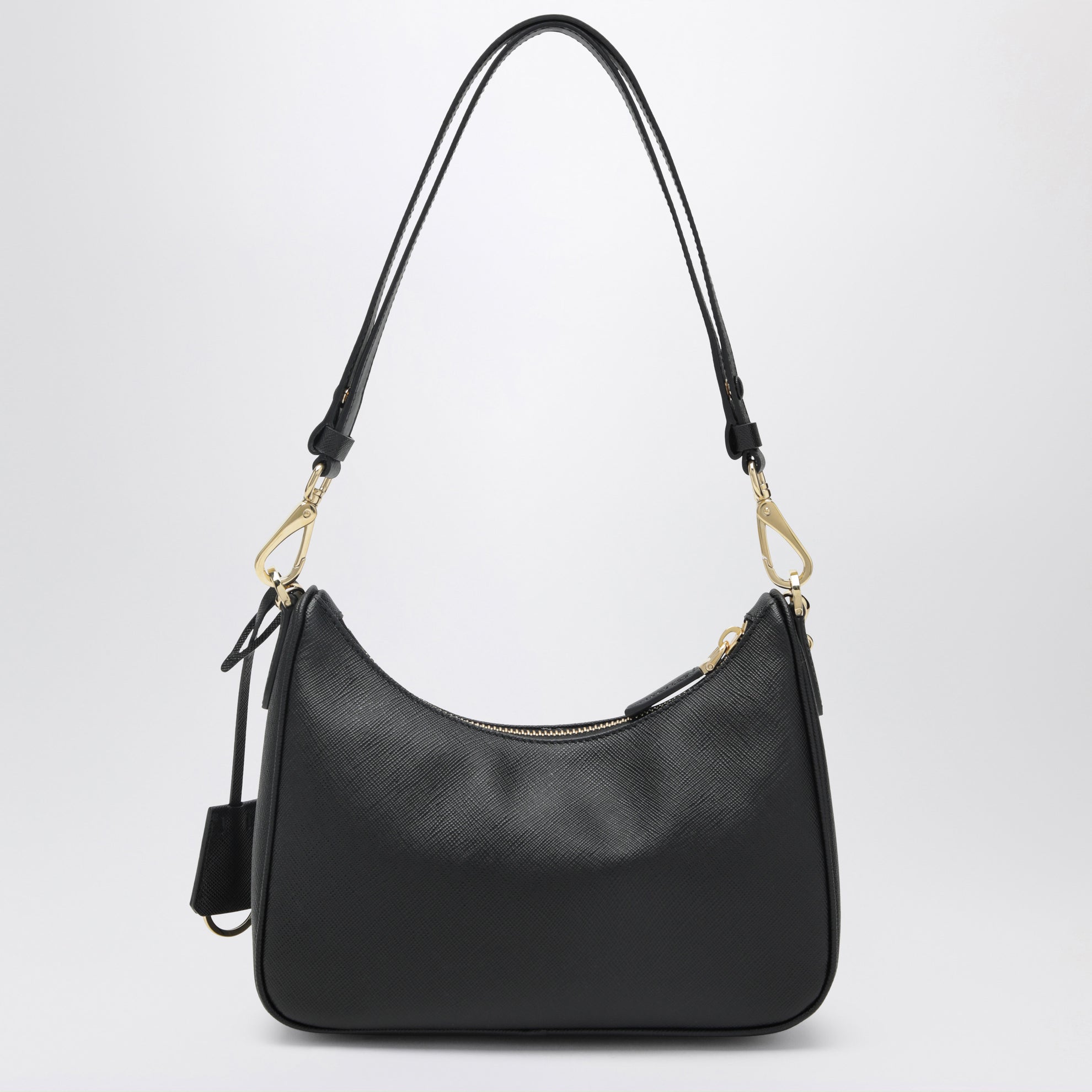 Mini borsa Prada Re-Edition nera in Saffiano