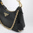 Mini borsa Prada Re-Edition nera in Saffiano
