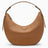 Sac porté épaule Prada Arqué couleur caramel large en cuir