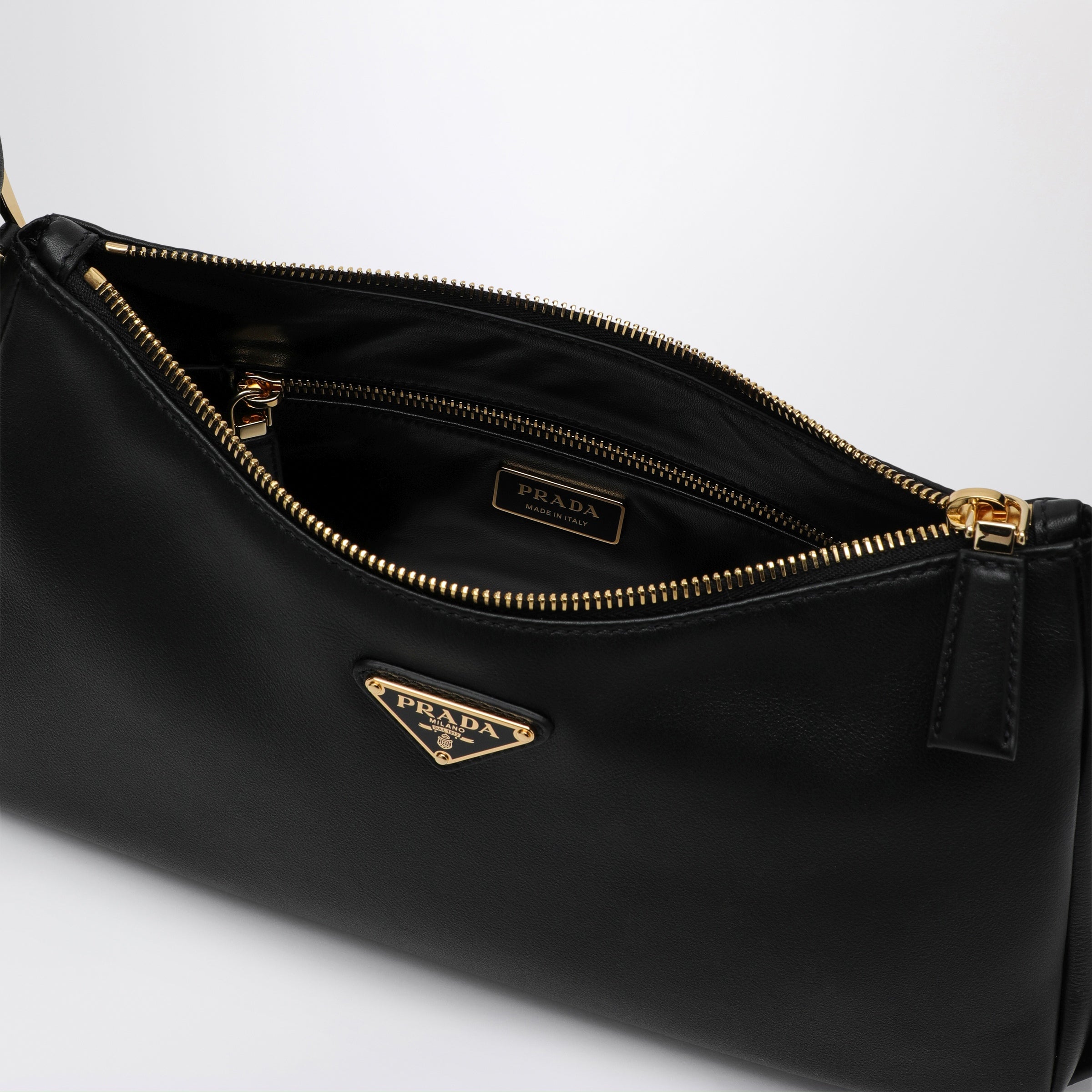 Prada Prada Aimée medium black leather bag | TheDoubleF