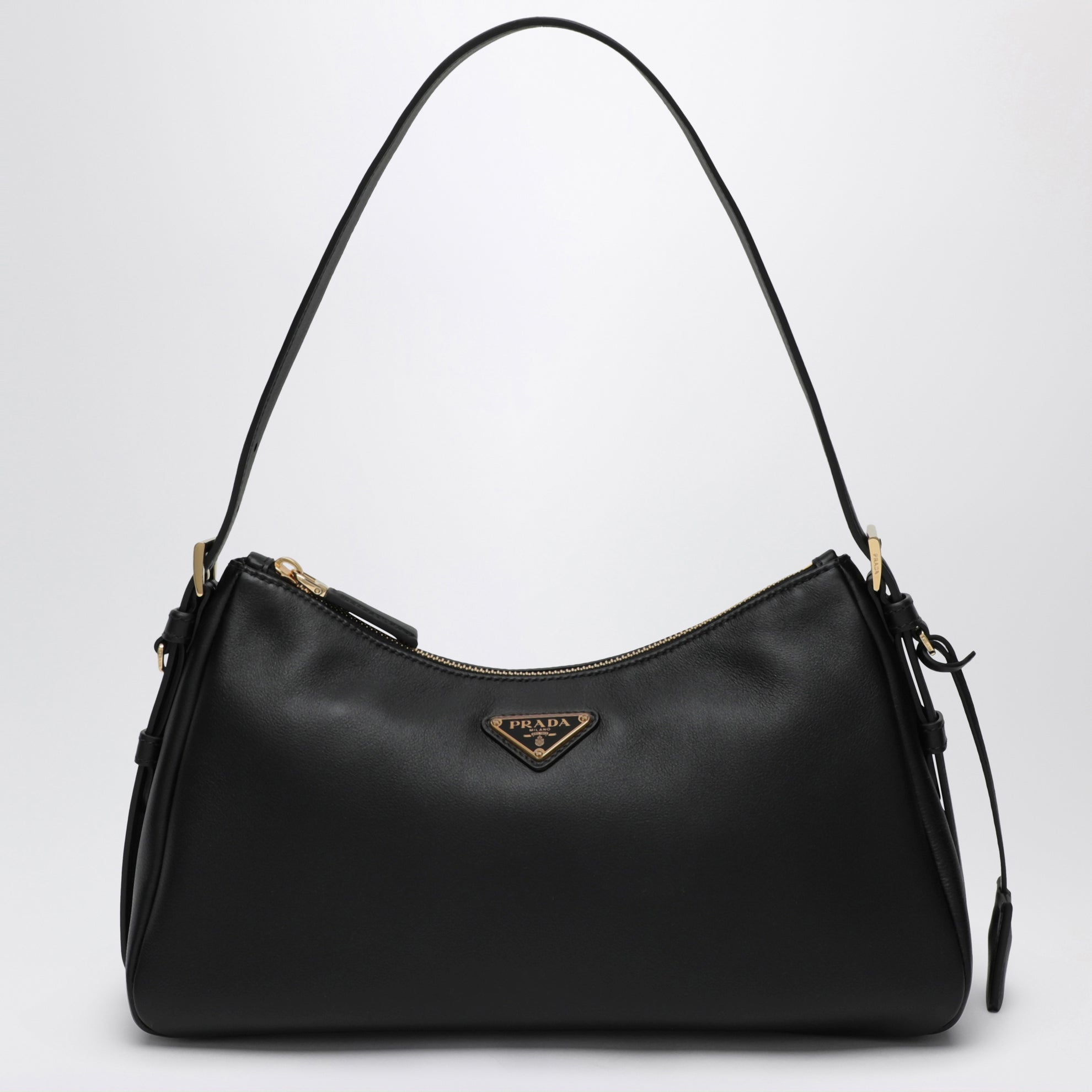 Sac Prada Aimée moyen noir en cuir