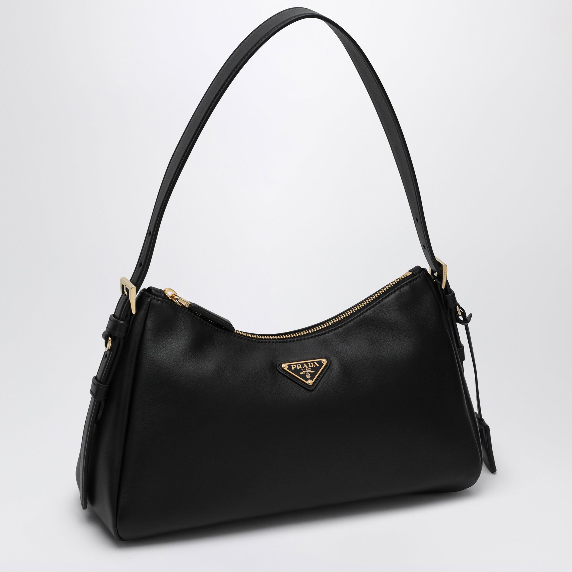 Sac Prada Aimée moyen noir en cuir