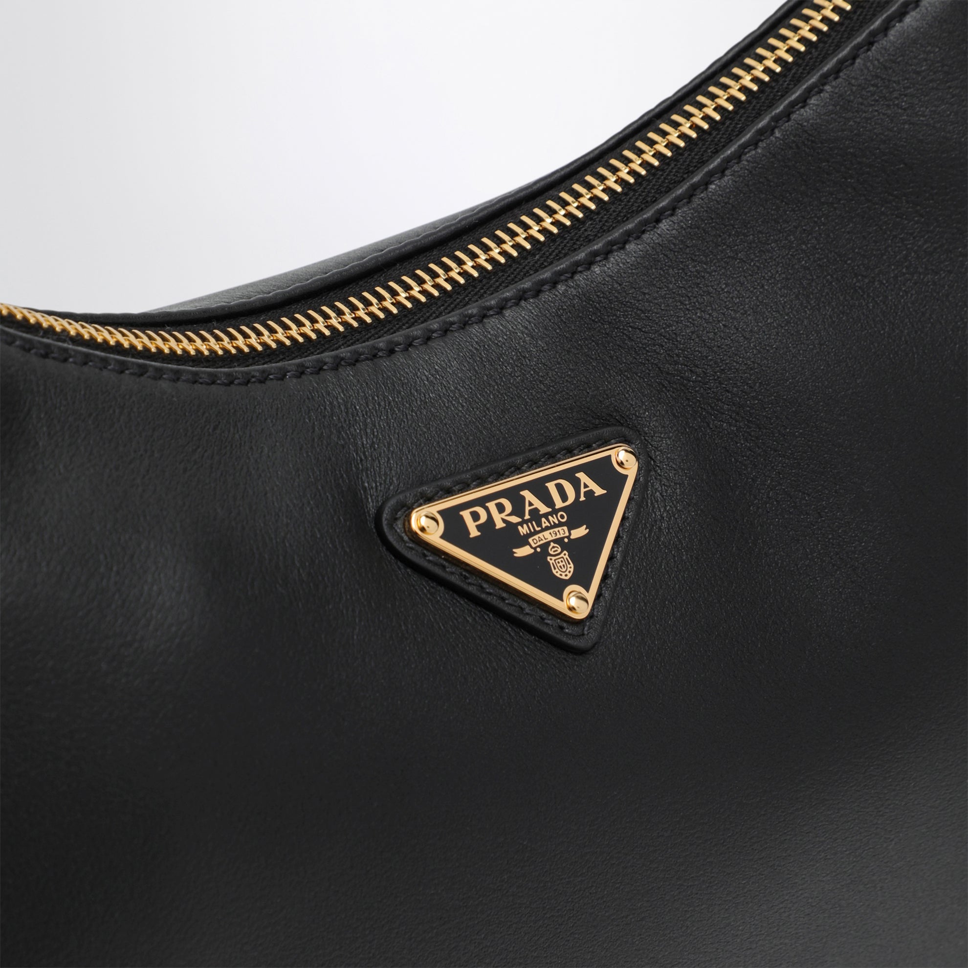 Sac Prada Aimée moyen noir en cuir