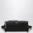 Black Re-Nylon shoulder bag with studs