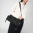 Sac en Re-Nylon noir avec des clous