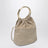 Mini bucket bag in desert suede