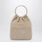 Mini bucket bag in desert suede