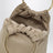 Mini bucket bag in desert suede