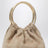Mini bucket bag in desert suede