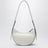 Borsa a spalla Prada Arqué medium in pelle bianca