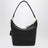 Small black leather hobo bag