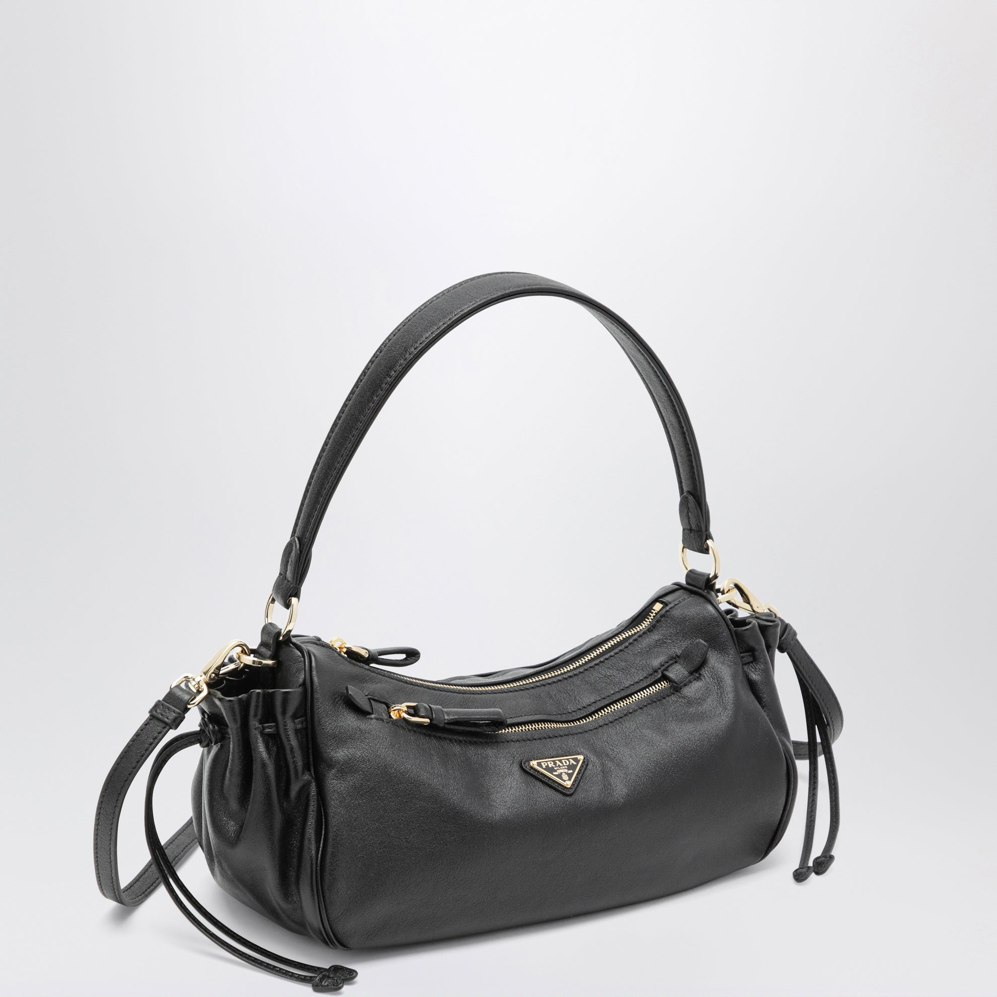 Borsa small in pelle nera