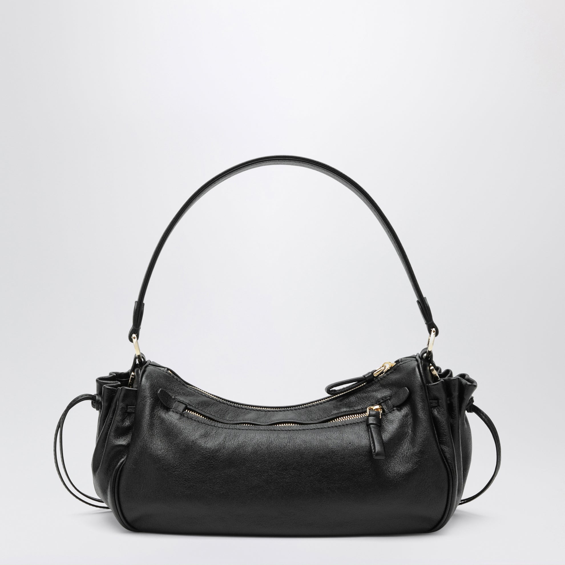 Borsa small in pelle nera