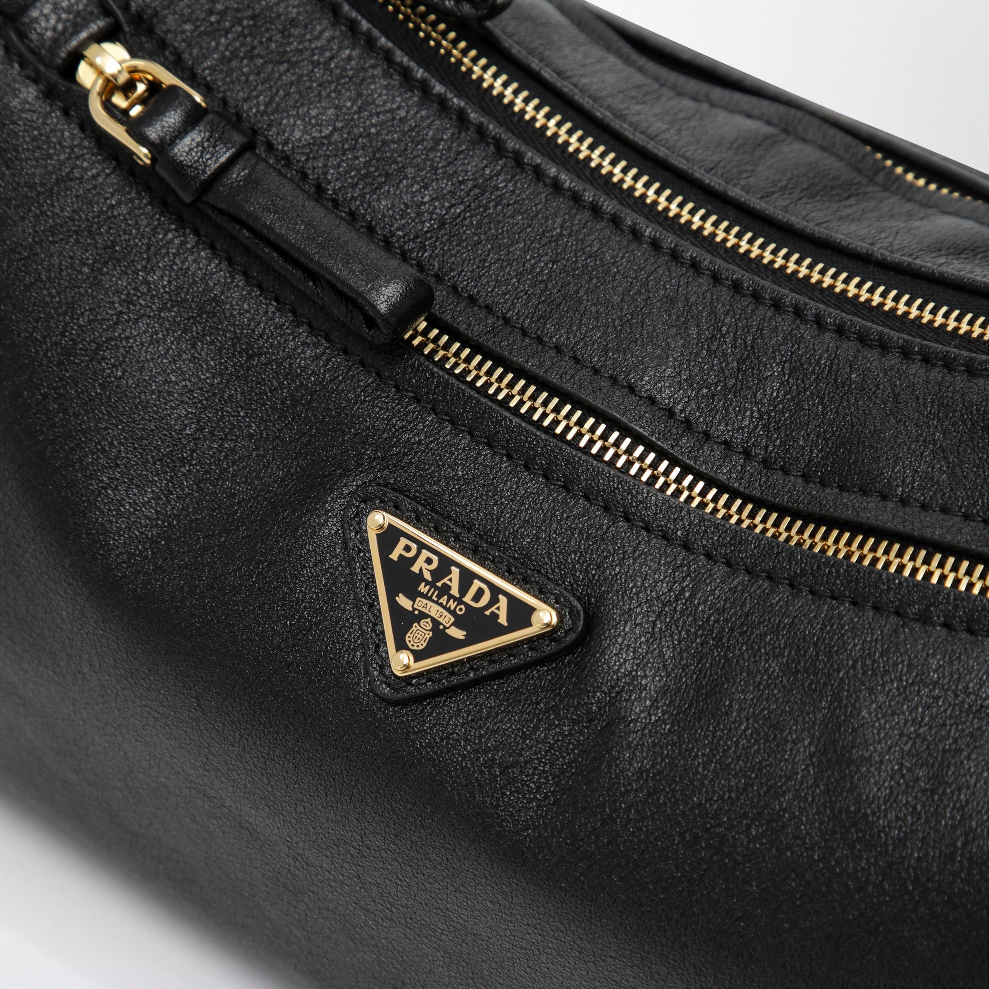 Borsa small in pelle nera