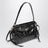Small Bonnie top-handle bag in black calf leather