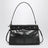 Small Bonnie top-handle bag in black calf leather