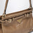 Small Bonnie top-handle bag in Cameo calf leather