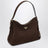 Borsa marrone testa di moro in suede