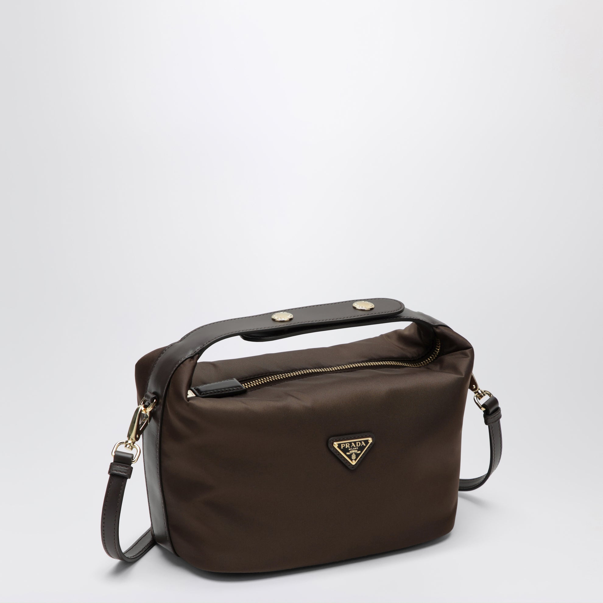Chérie mini bag in Re-Nylon, burnt