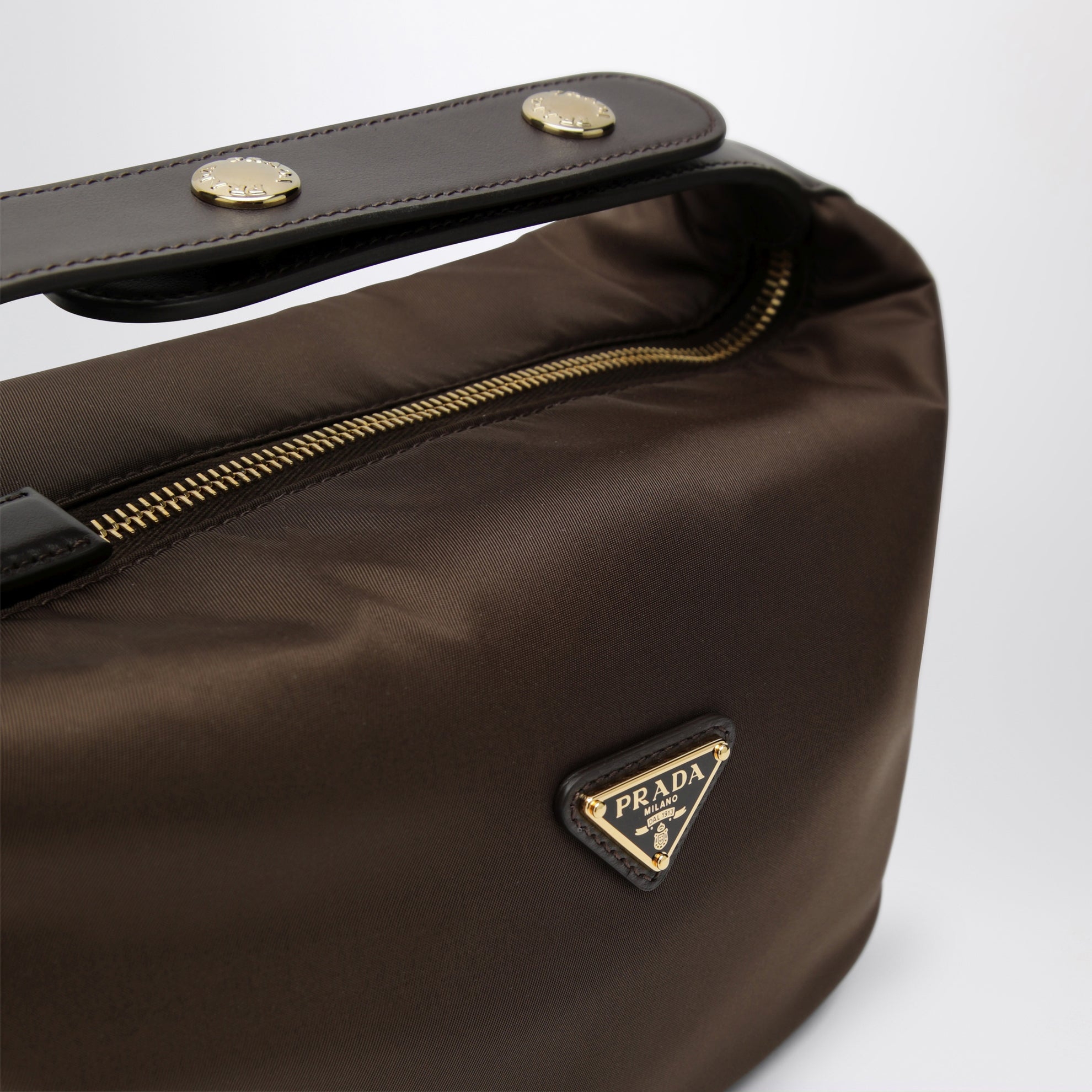 Chérie mini bag in Re-Nylon, burnt
