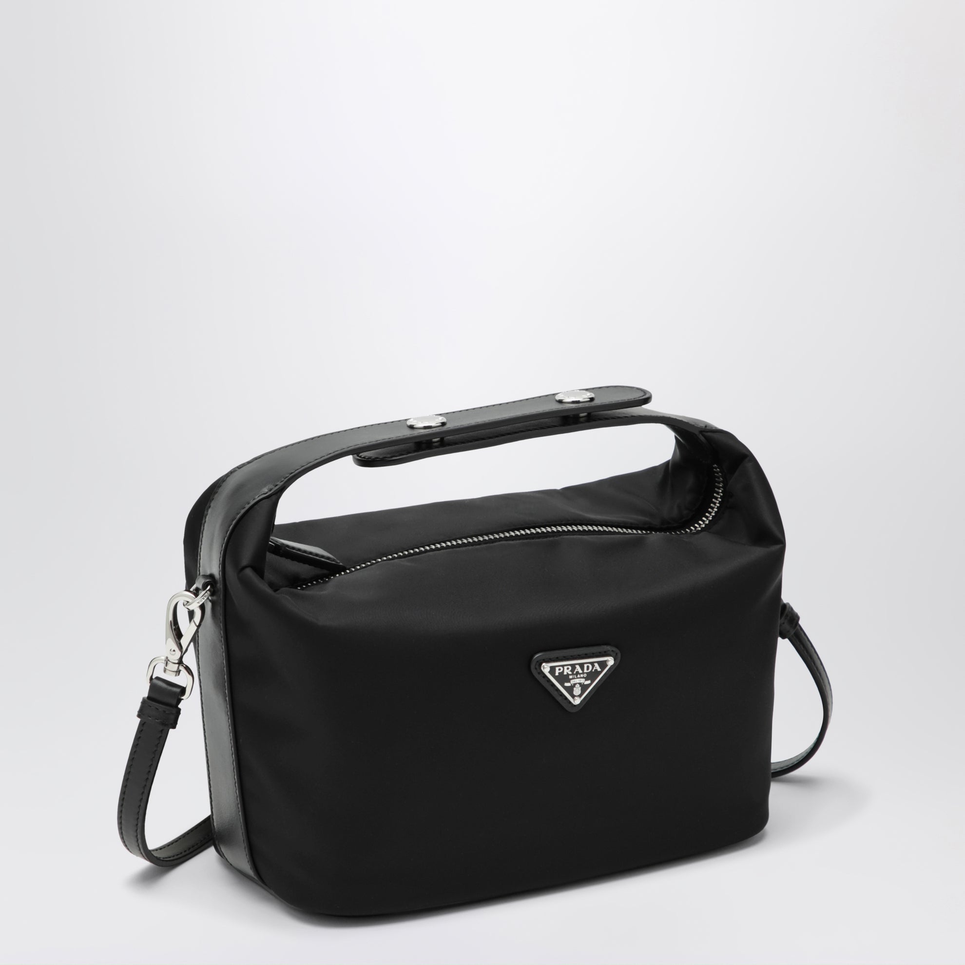 Borsa Chérie mini in Re-Nylon nera
