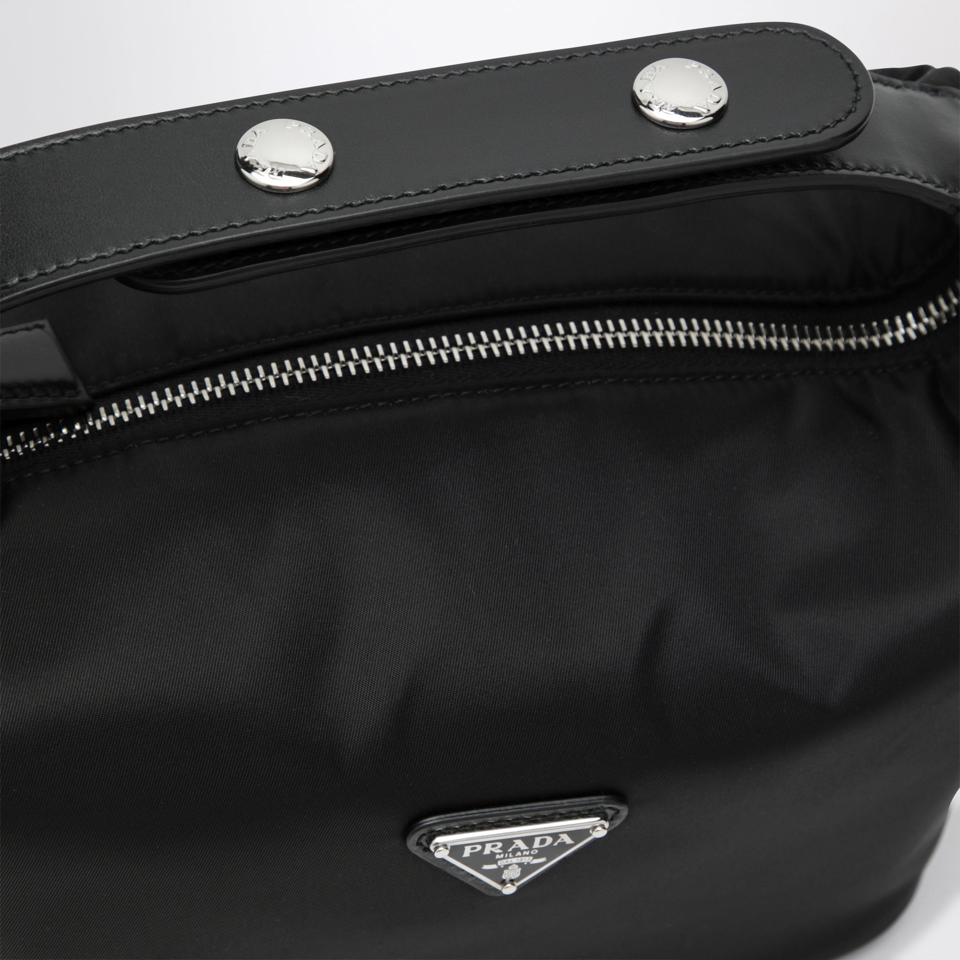 Borsa Chérie mini in Re-Nylon nera