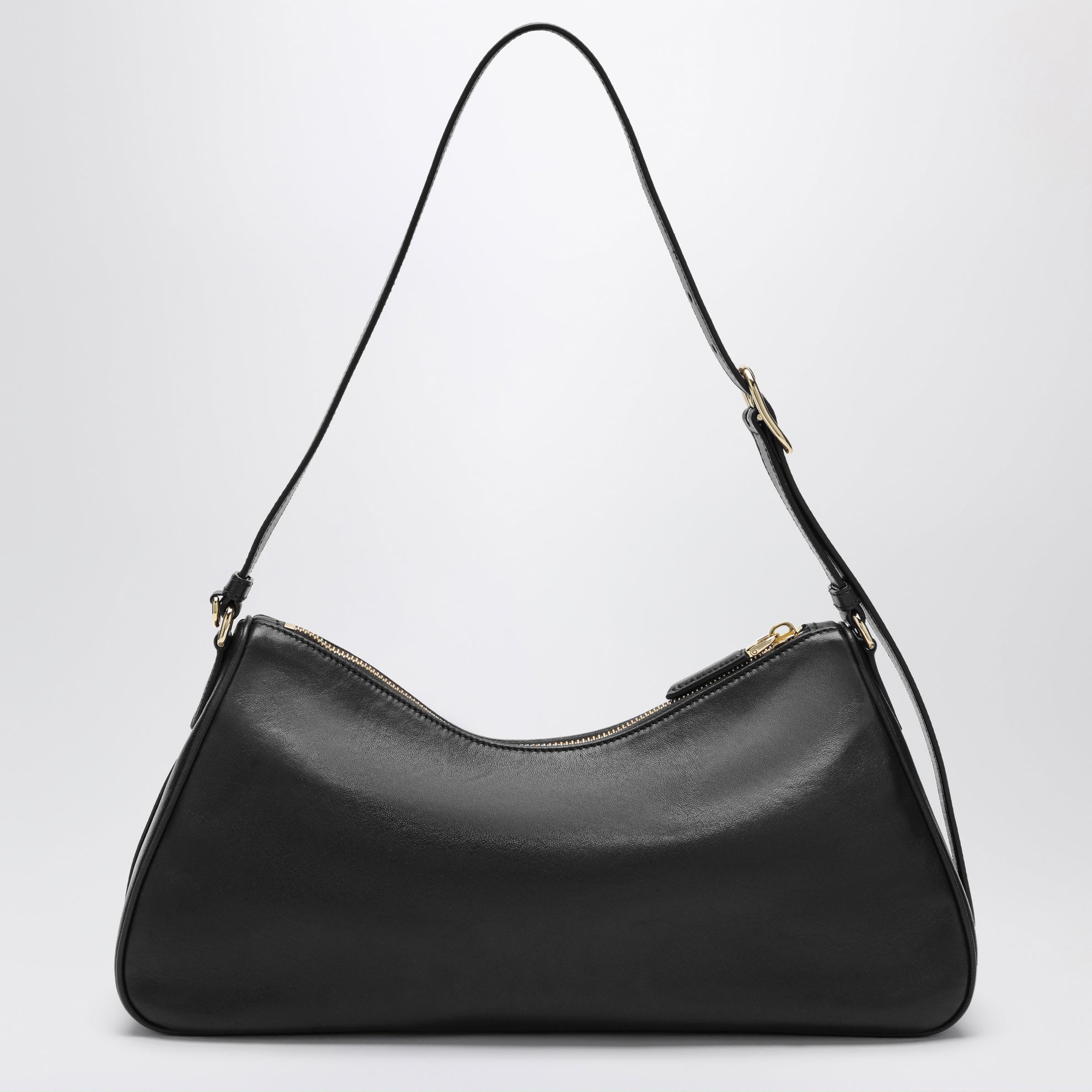 Aimée shoulder bag in black nappa leather