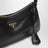 Aimée shoulder bag in black nappa leather