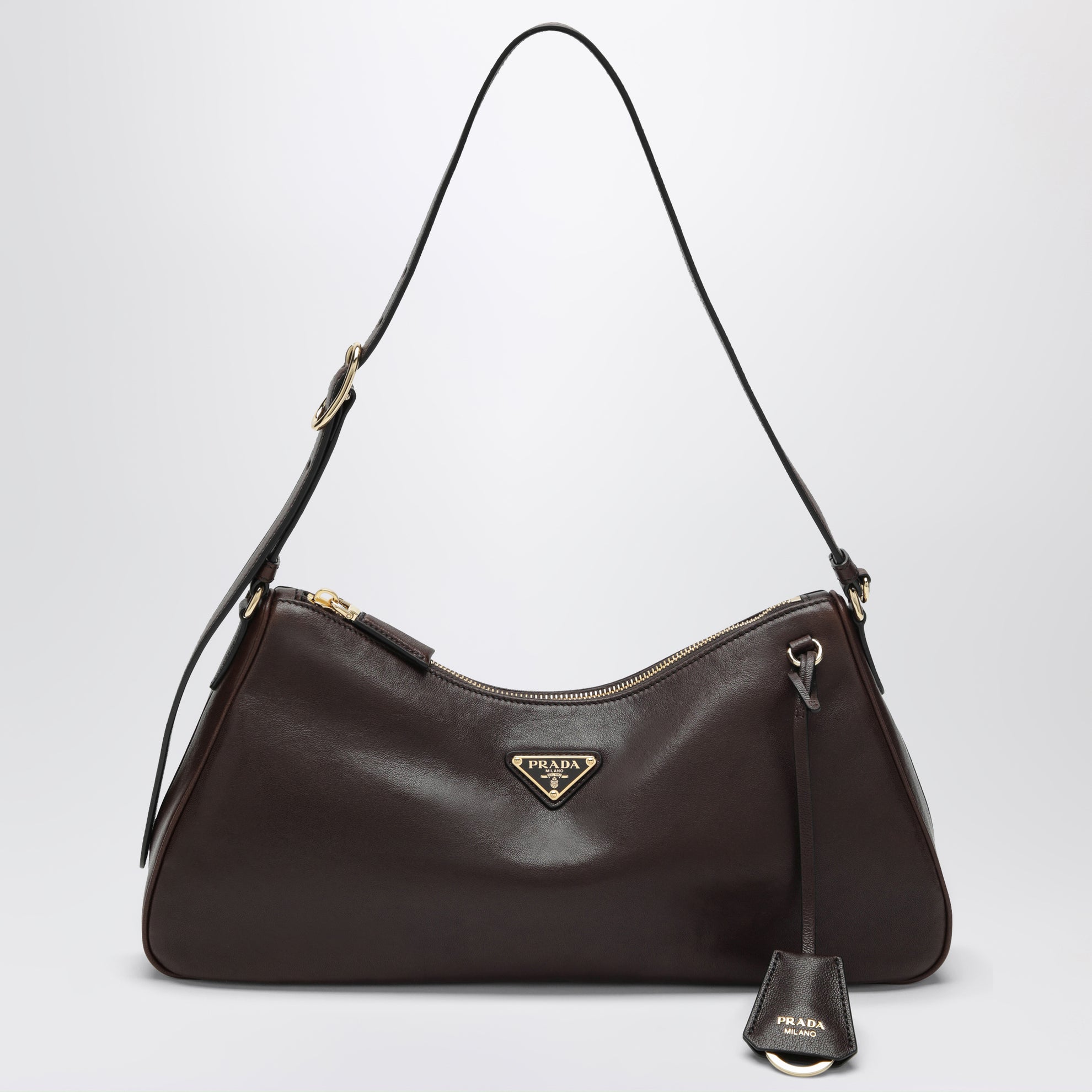 Aimée shoulder bag in Burnt nappa leather